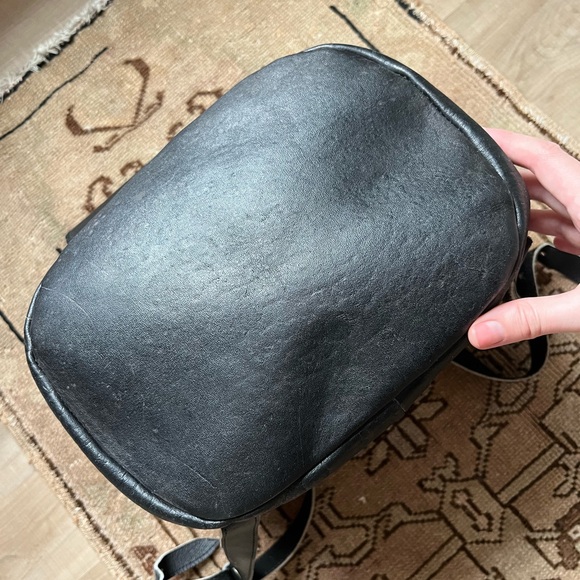 Vintage Kilim Wool Turkish Woven Rug Carpet Bag Backpack Purse - Picture 6 of 12